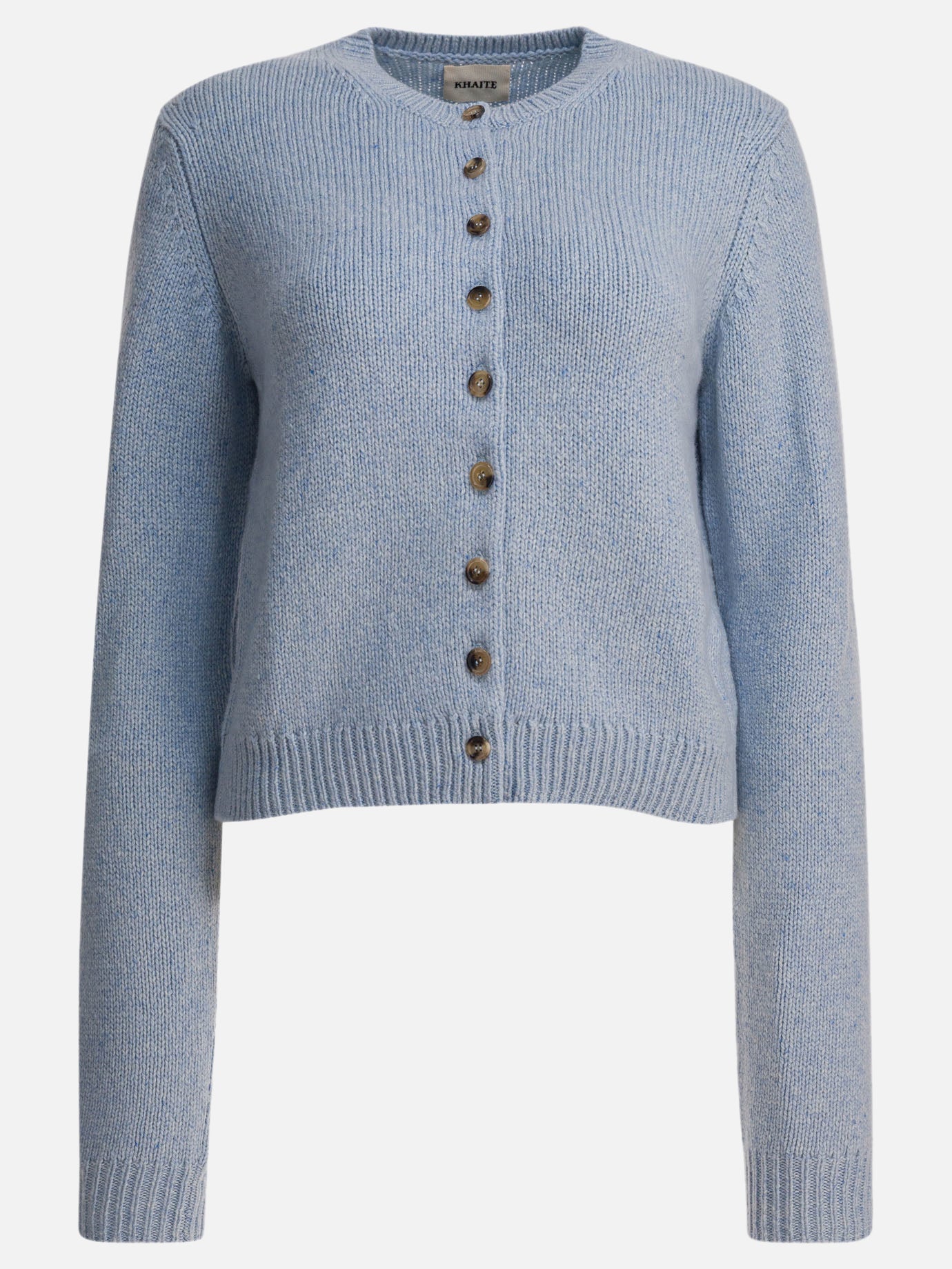 Cardigans Solid colour  Light blue - Khaite Women | PDP | VIETTI Online Store | thumbnail