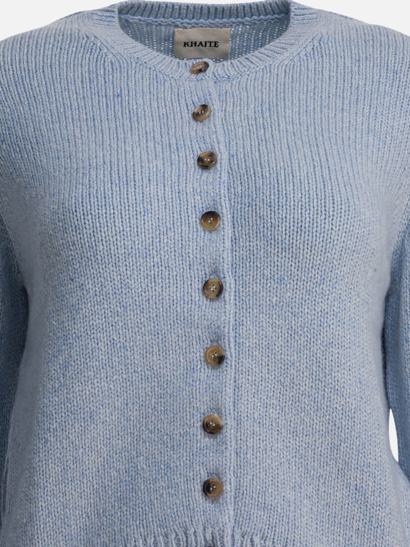 Cardigans Solid colour  Light blue - Khaite Women | PDP | VIETTI Online Store | Zoom-Modal_3
