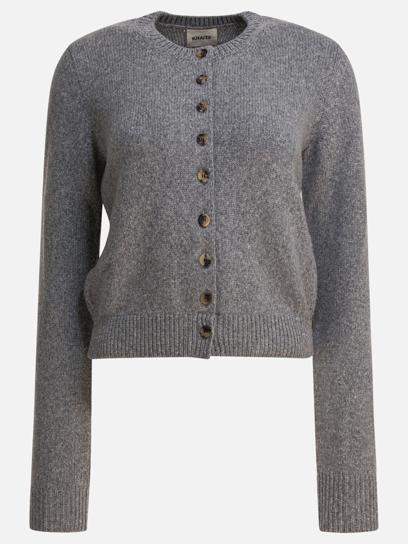 Cardigans Solid colour  Grey - Khaite Women | PDP | VIETTI Online Store | thumbnail