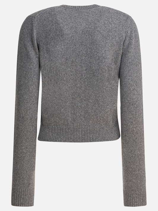 Cardigans Solid colour  Grey - Khaite Women | VIETTI Online Store | 2
