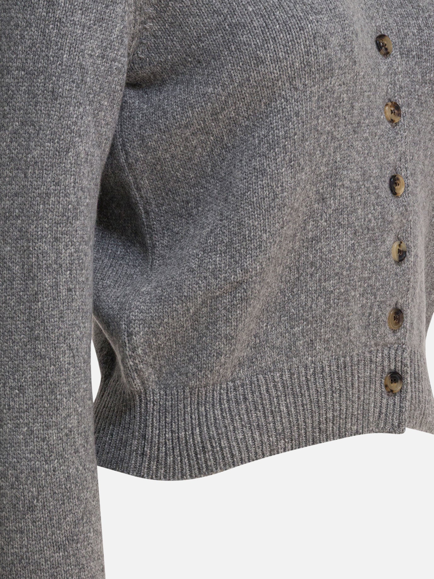 Cardigans Solid colour  Grey - Khaite Women | PDP | VIETTI Online Store | thumbnail_4