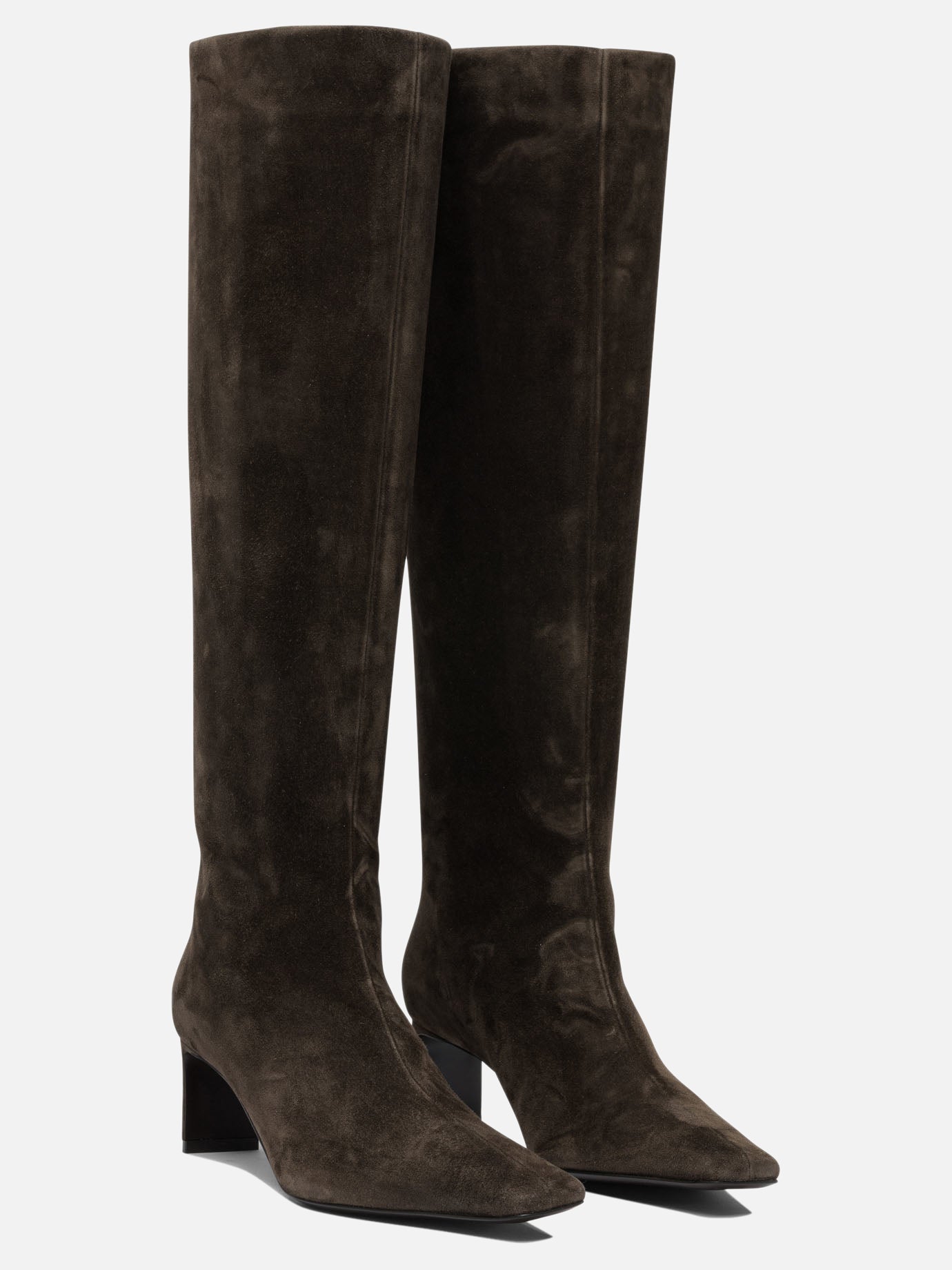Al ginocchio 100% calf leather - 100% calf leather  Marrone - Khaite Donna | PDP | VIETTI Online Store | thumbnail_2