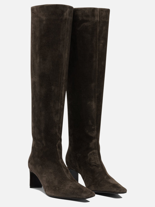 Al ginocchio 100% calf leather - 100% calf leather  Marrone - Khaite Donna | PDP | VIETTI Online Store | 2
