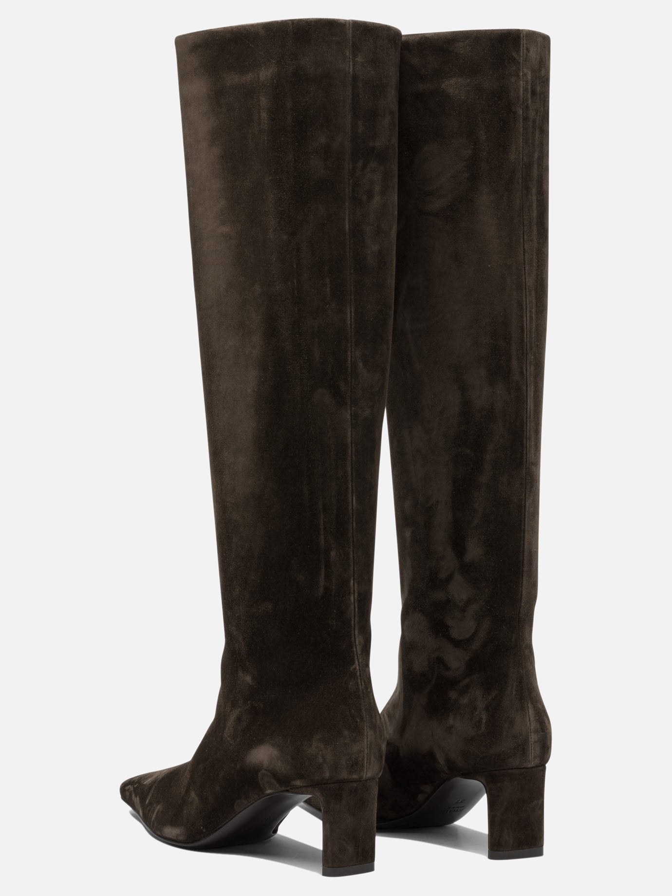 Al ginocchio 100% calf leather - 100% calf leather  Marrone - Khaite Donna | PDP | VIETTI Online Store | thumbnail_4