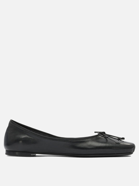 Ballerine classiche 80% Lambskin 20% Calfskin - 100% leather  Nero - Khaite Donna | PDP | VIETTI Online Store 
