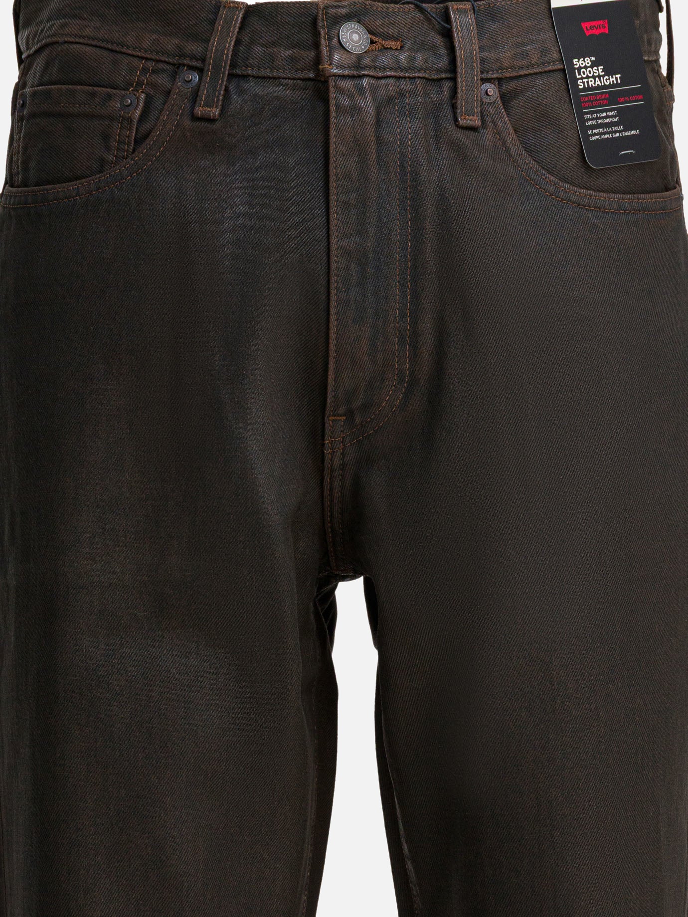 Wide-leg jeans Denim  Brown - Levi's Men | PDP | VIETTI Online Store | Zoom-Modal_3
