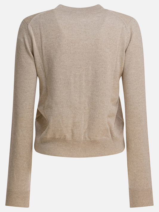 Cardigans Logo  Beige - Maison Kitsuné Women | PDP | VIETTI Online Store | 2
