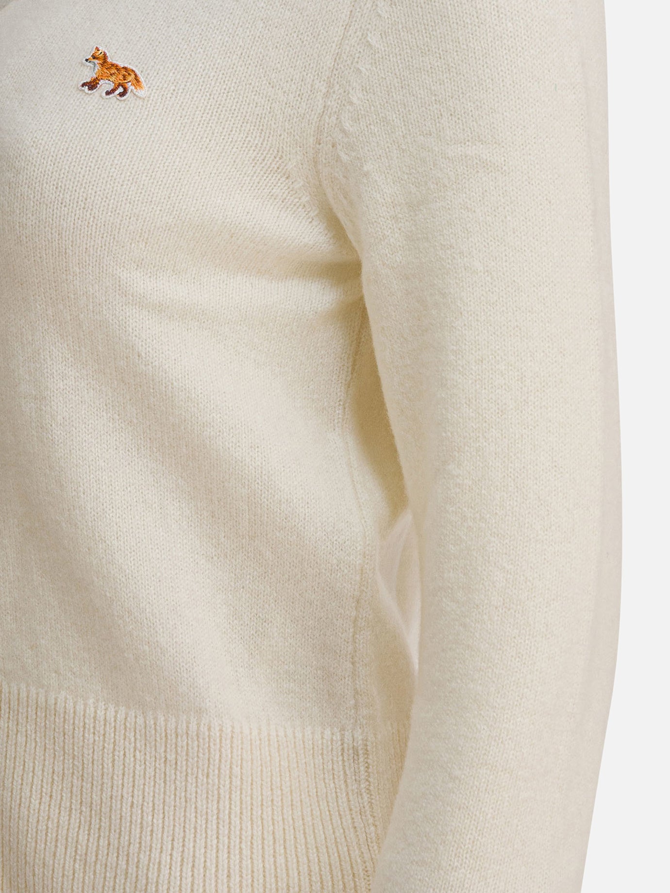 Cardigans Solid colour  Beige - Maison Kitsuné Women | PDP | VIETTI Online Store | thumbnail_4