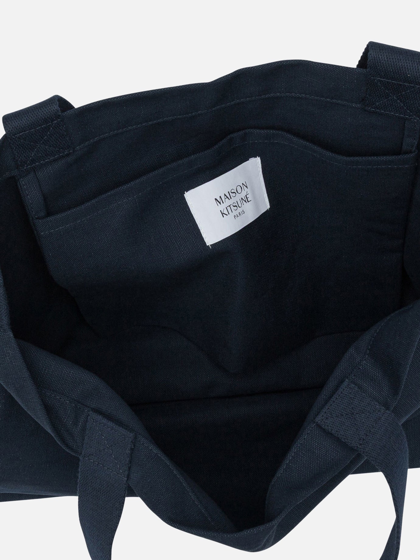 Large bags Logo  Blue - Maison Kitsuné Men | PDP | VIETTI Online Store | thumbnail_4