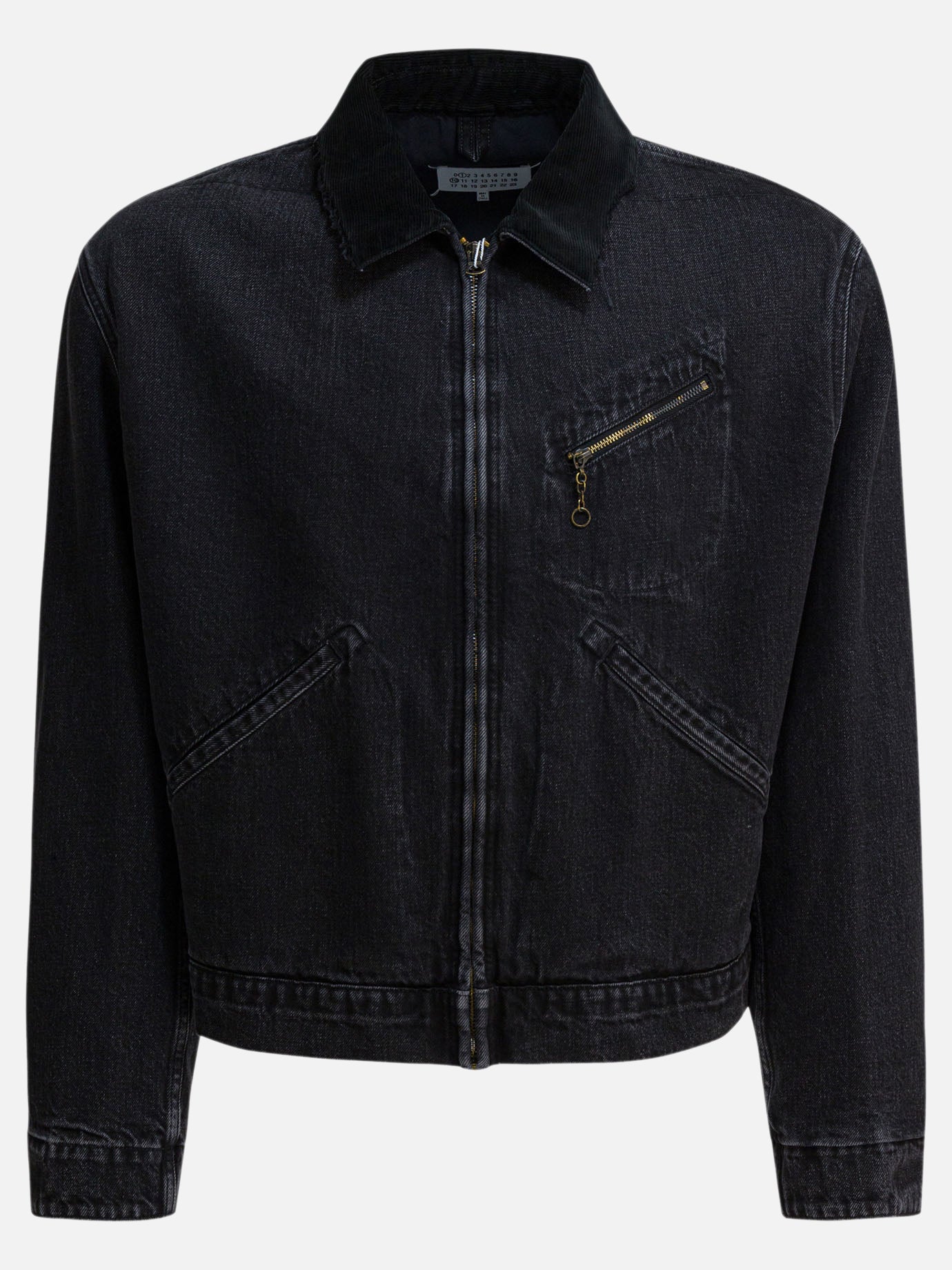 Denim jackets Solid colour  Black - Maison Margiela Men | PDP | VIETTI Online Store | Zoom-Modal
