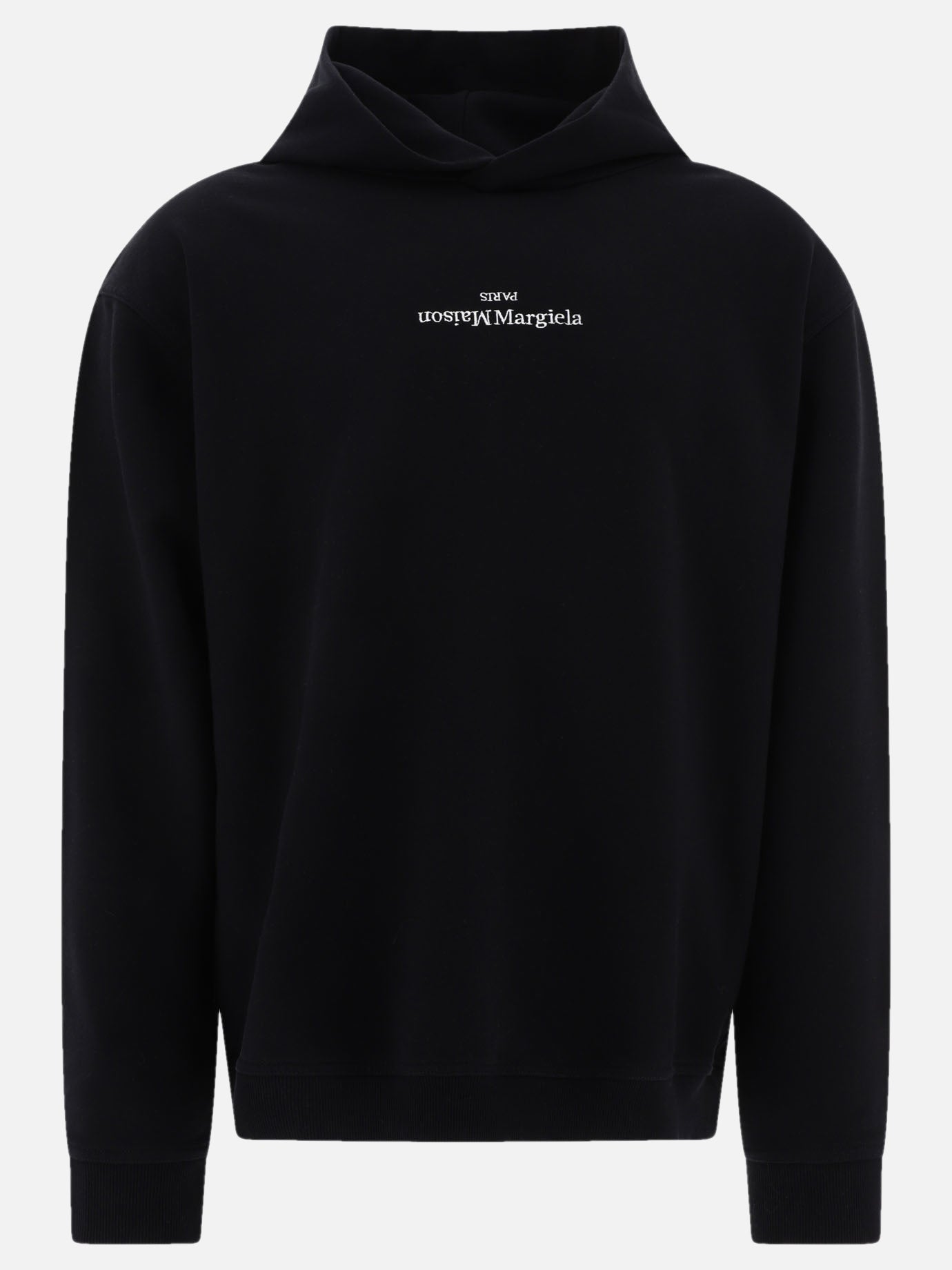 Felpe con cappuccio Logo  Nero - Maison Margiela Uomo | PDP | VIETTI Online Store | thumbnail
