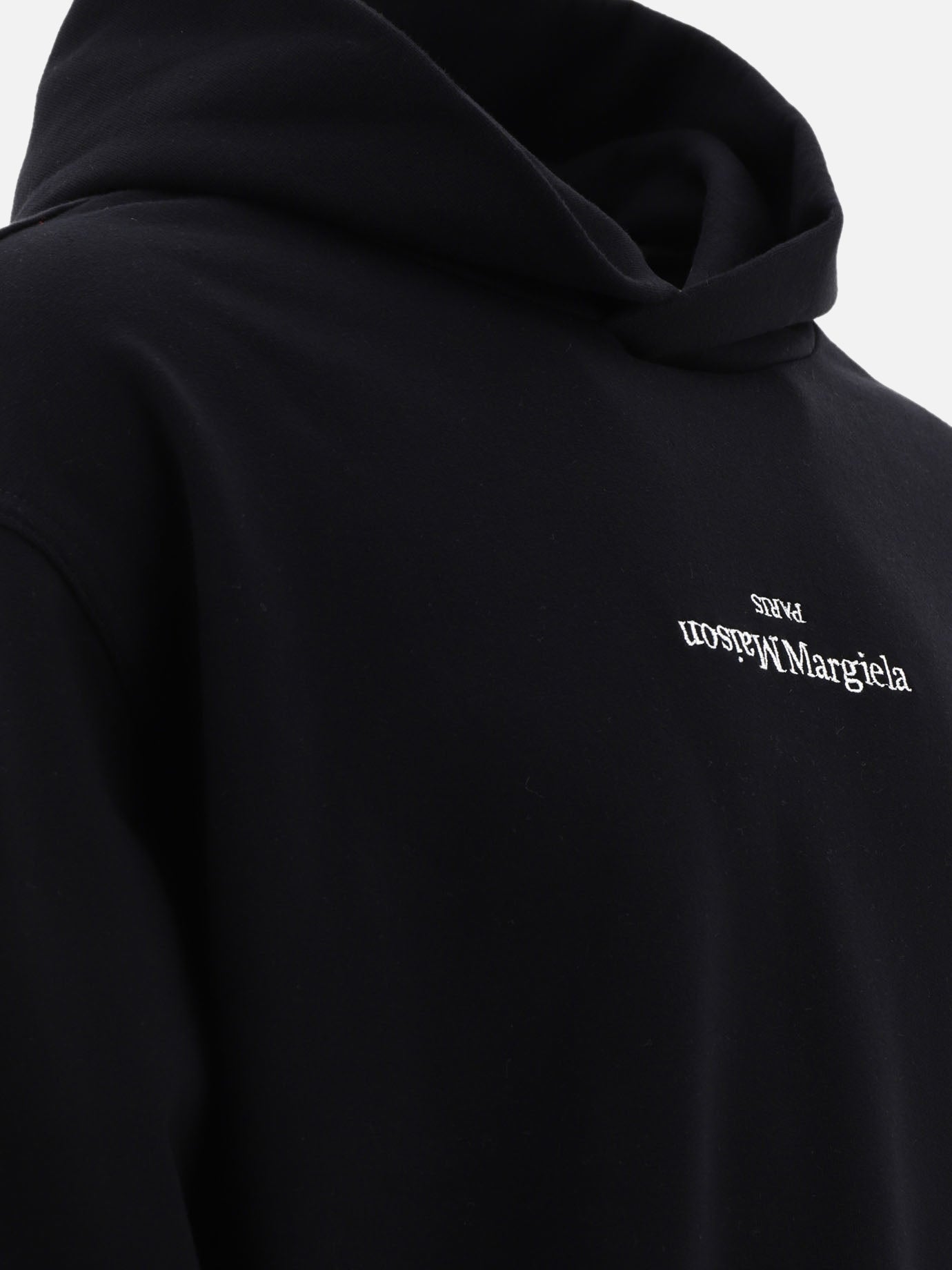 Felpe con cappuccio Logo  Nero - Maison Margiela Uomo | PDP | VIETTI Online Store | Zoom-Modal_4
