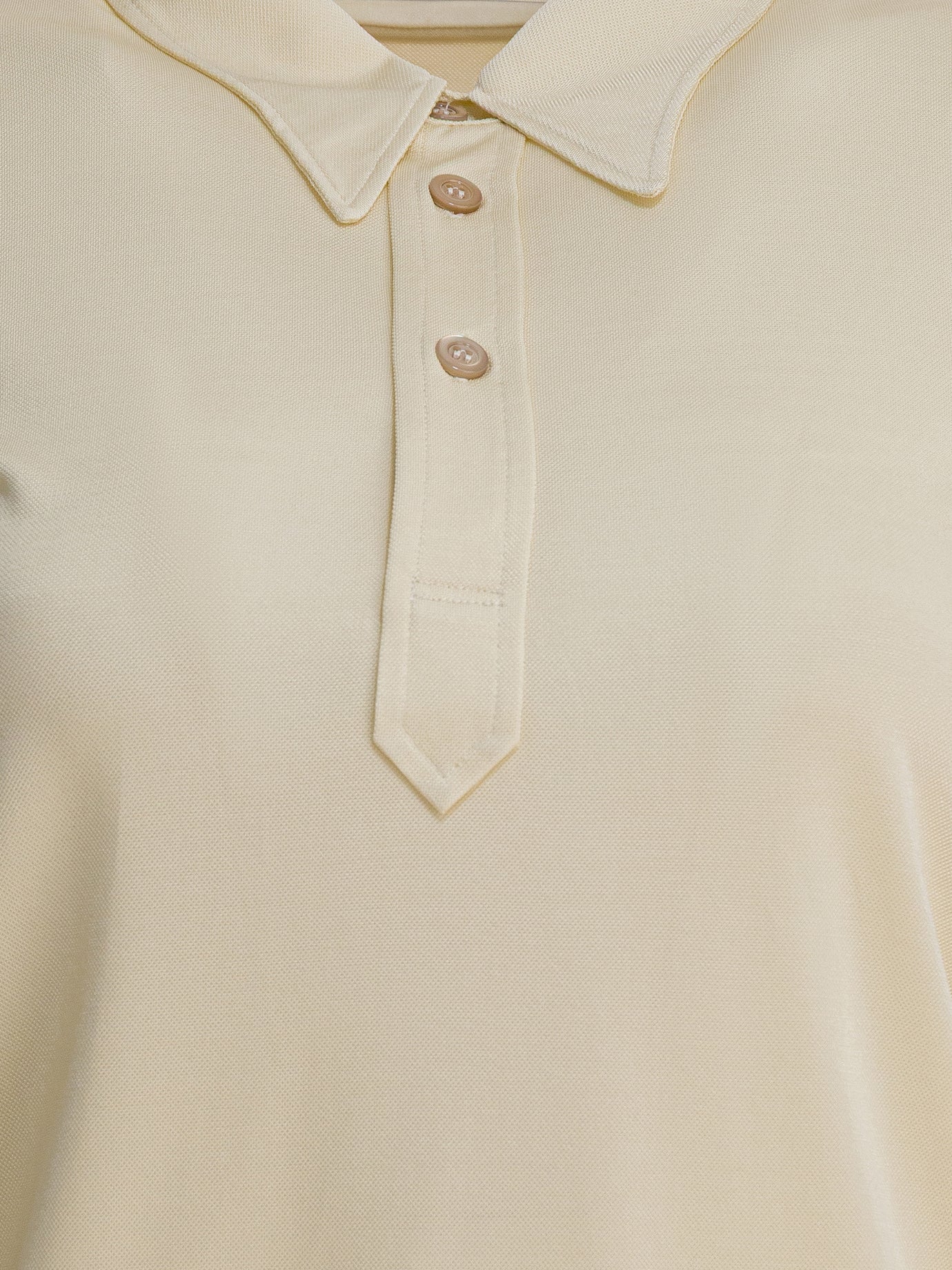 Polo con bottoni Solid colour  Beige - Maison Margiela Donna | PDP | VIETTI Online Store | Zoom-Modal_4
