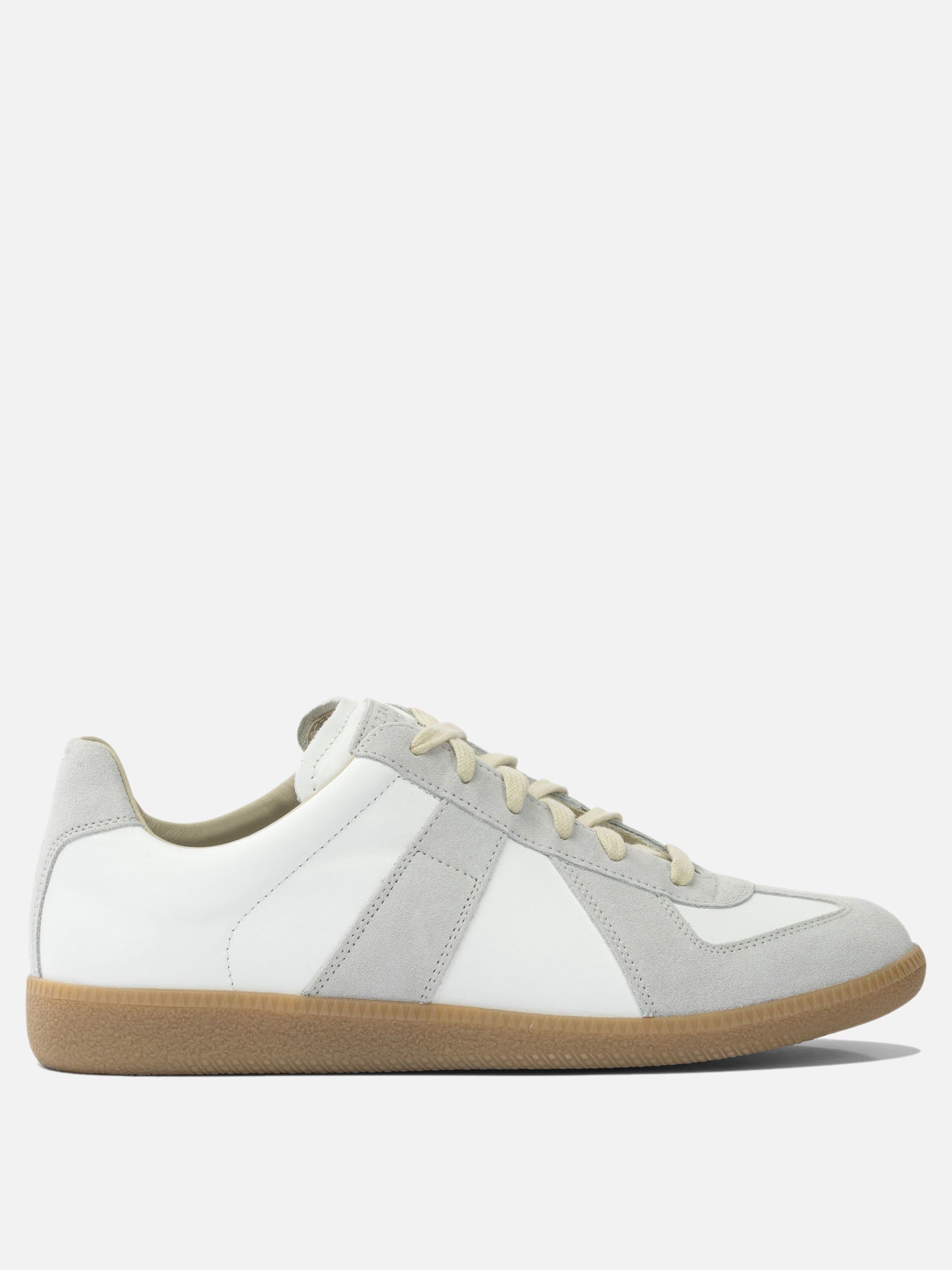 Low top sneakers 100% calf leather - 100% rubber  White - Maison Margiela Men | PDP | VIETTI Online Store | thumbnail