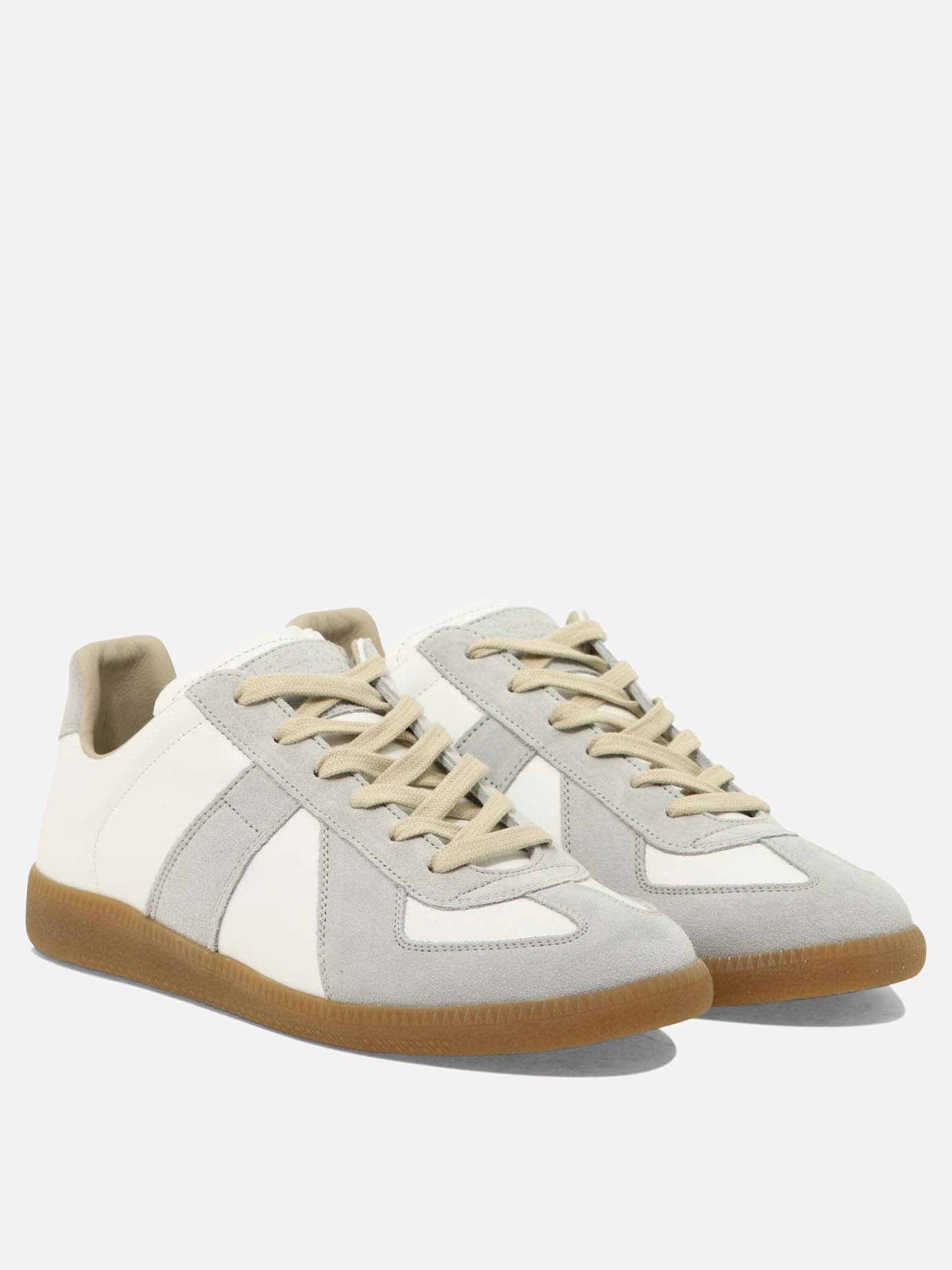 Sneaker basse 100% calf leather - 100% rubber  Bianco - Maison Margiela Uomo | PDP | VIETTI Online Store | thumbnail_2