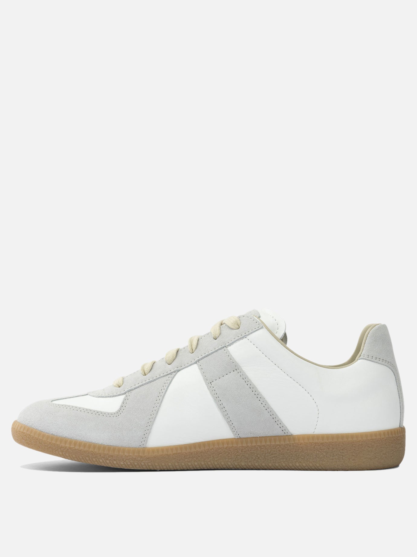 Low top sneakers 100% calf leather - 100% rubber  White - Maison Margiela Men | PDP | VIETTI Online Store | thumbnail_3