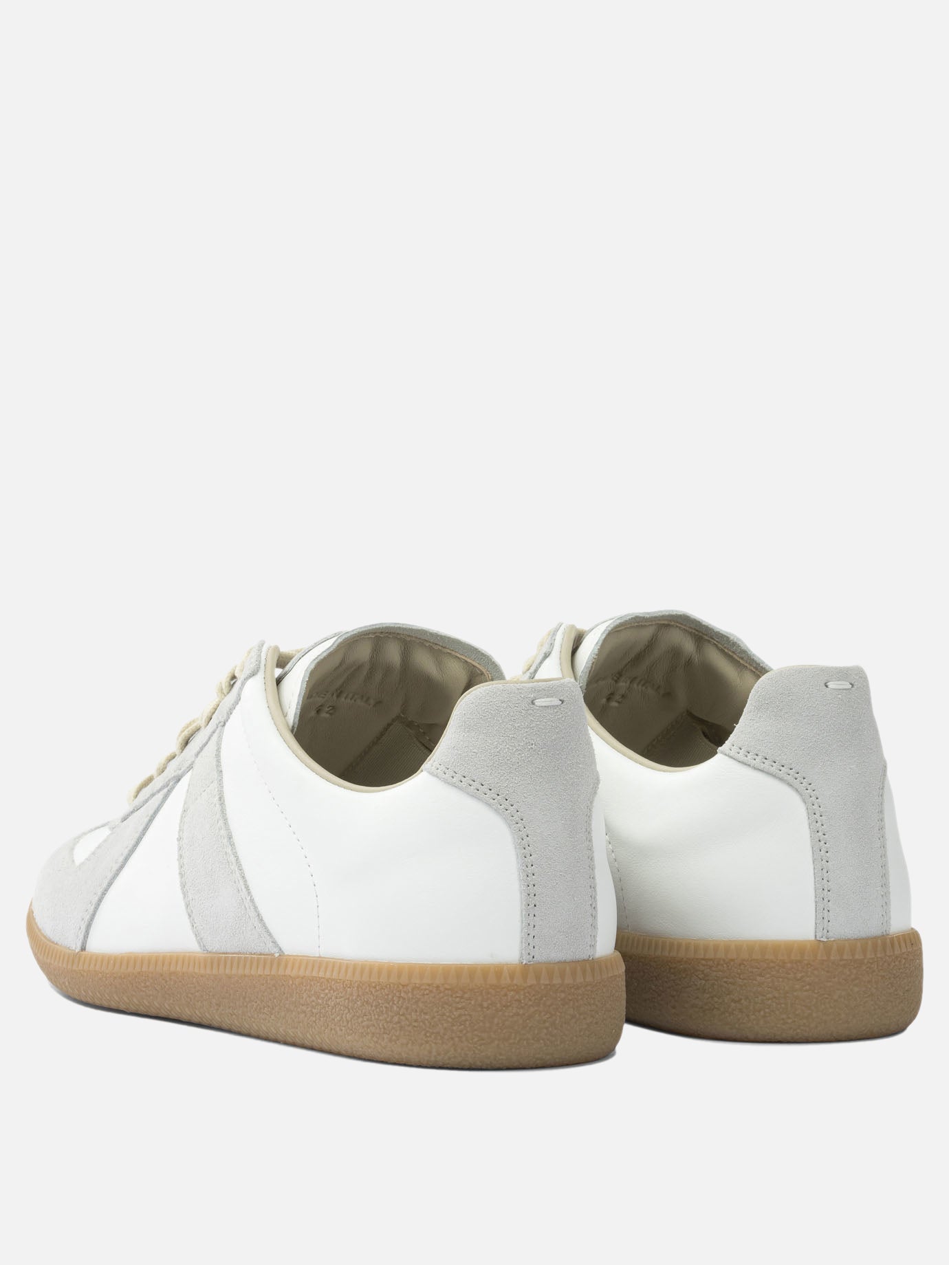 Low top sneakers 100% calf leather - 100% rubber  White - Maison Margiela Men | PDP | VIETTI Online Store | thumbnail_4