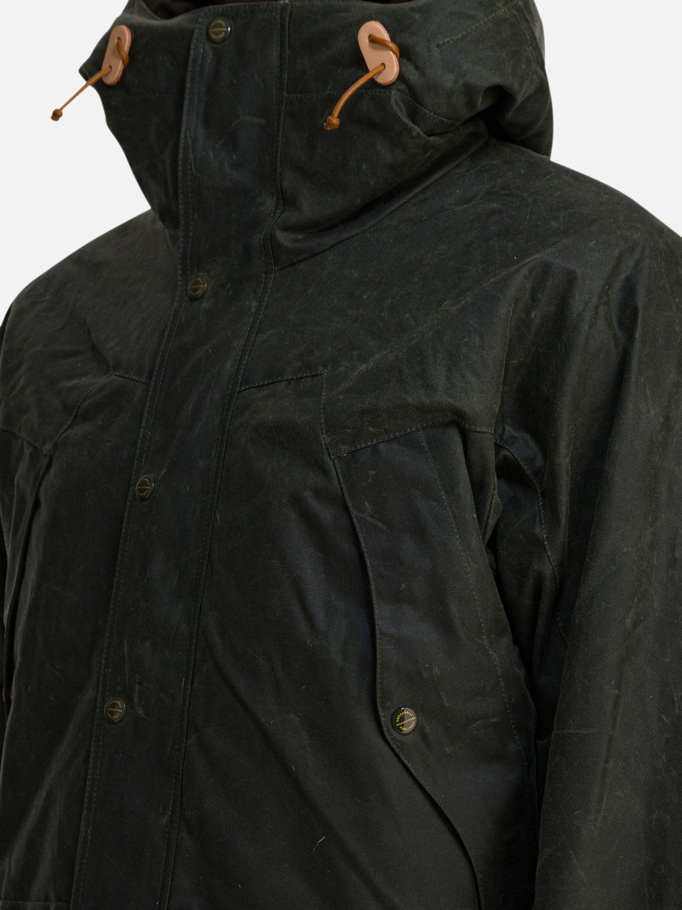 Parkas Solid colour  Green - Manifattura Ceccarelli Men | PDP | VIETTI Online Store | thumbnail_4