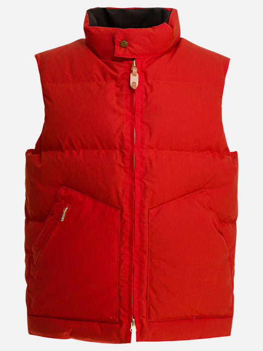 Vest jackets Solid colour  Orange - Manifattura Ceccarelli Men | PDP | VIETTI Online Store 
