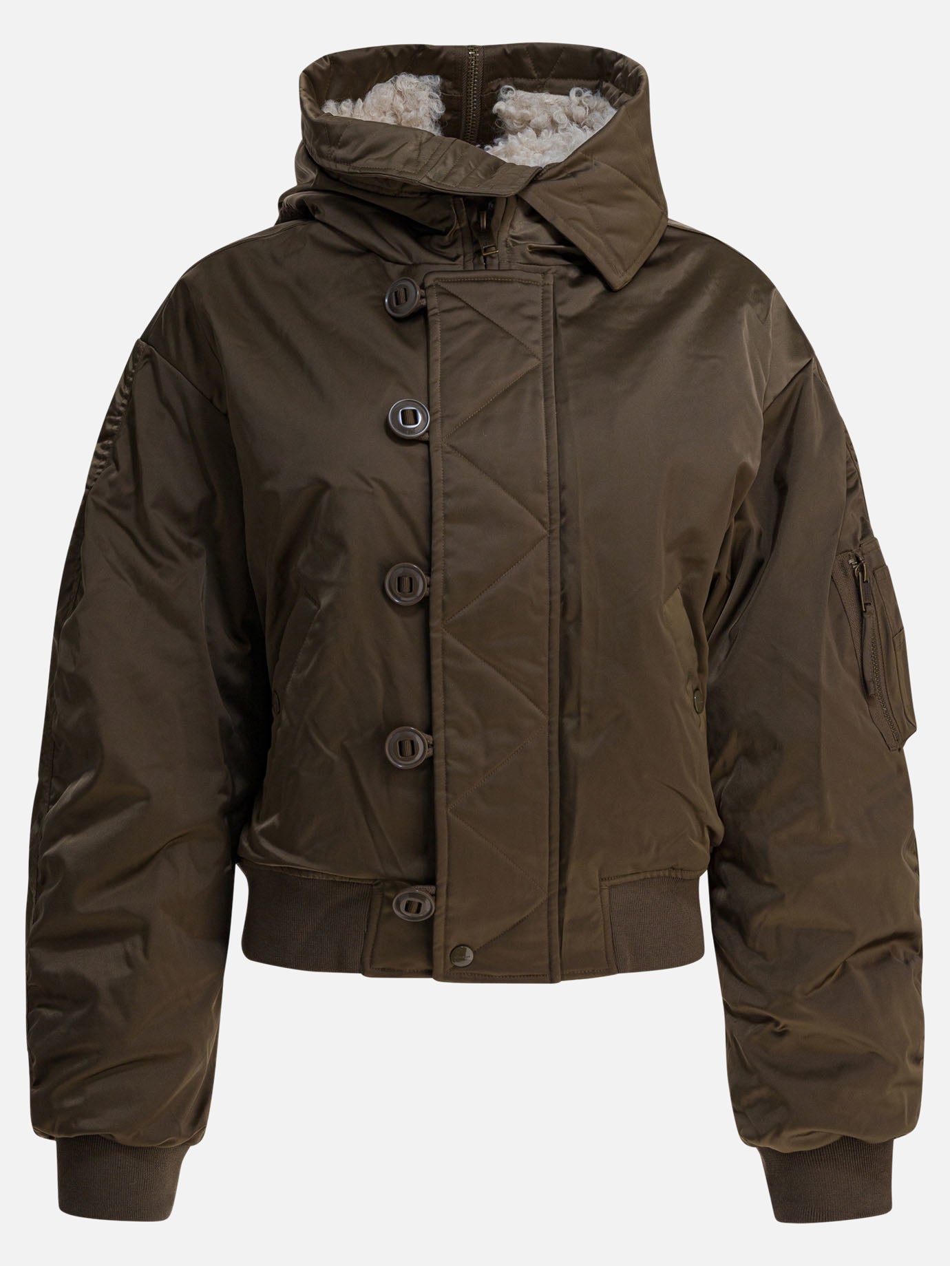 Down jackets Solid colour  Brown - Marant Étoile Women | PDP | VIETTI Online Store | Zoom-Modal
