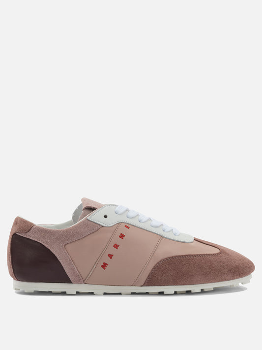 Sneaker basse 100% ovine leather - 100% rubber  Rosa - Marni Donna | PLP | VIETTI Online Store 
