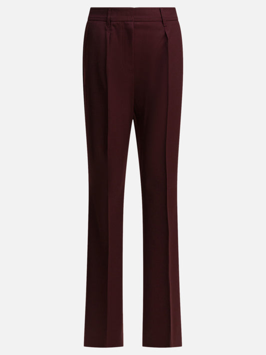 Leisure trousers Solid colour  Red - Max Mara Women | PDP | VIETTI Online Store 
