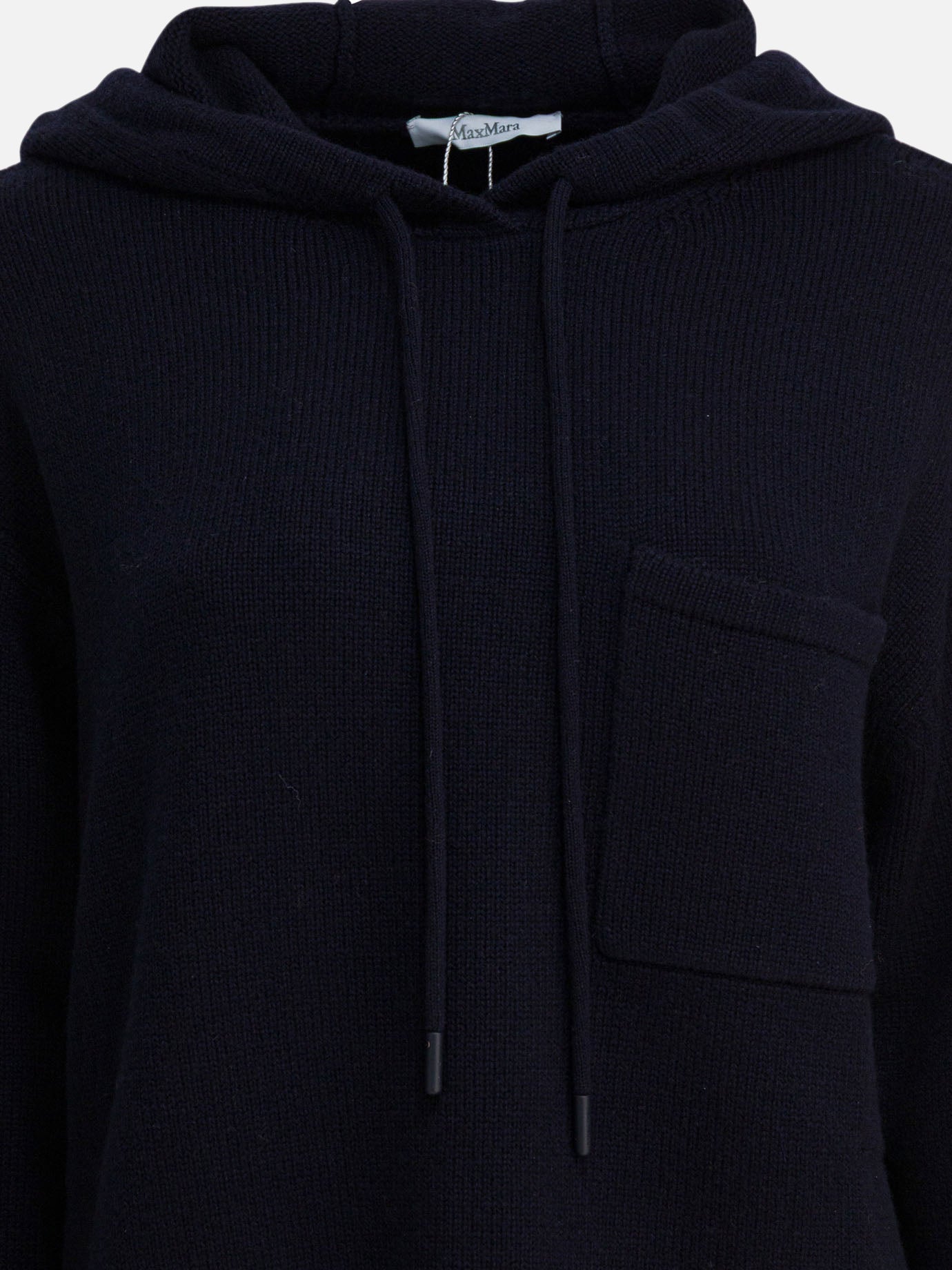 Hooded sweaters Solid colour  Blue - Max Mara Women | PDP | VIETTI Online Store | thumbnail_3