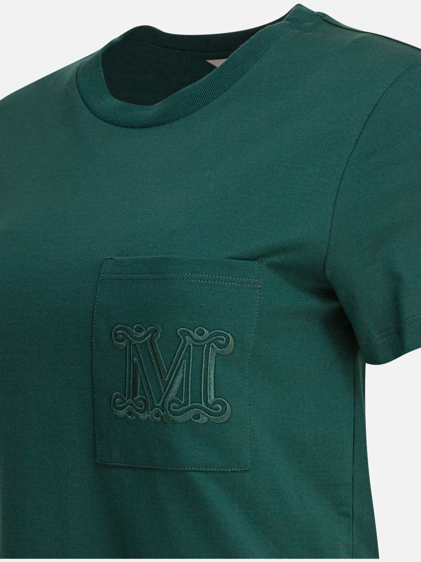Crewneck t-shirts Logo  Green - Max Mara Women | PDP | VIETTI Online Store | Zoom-Modal_3
