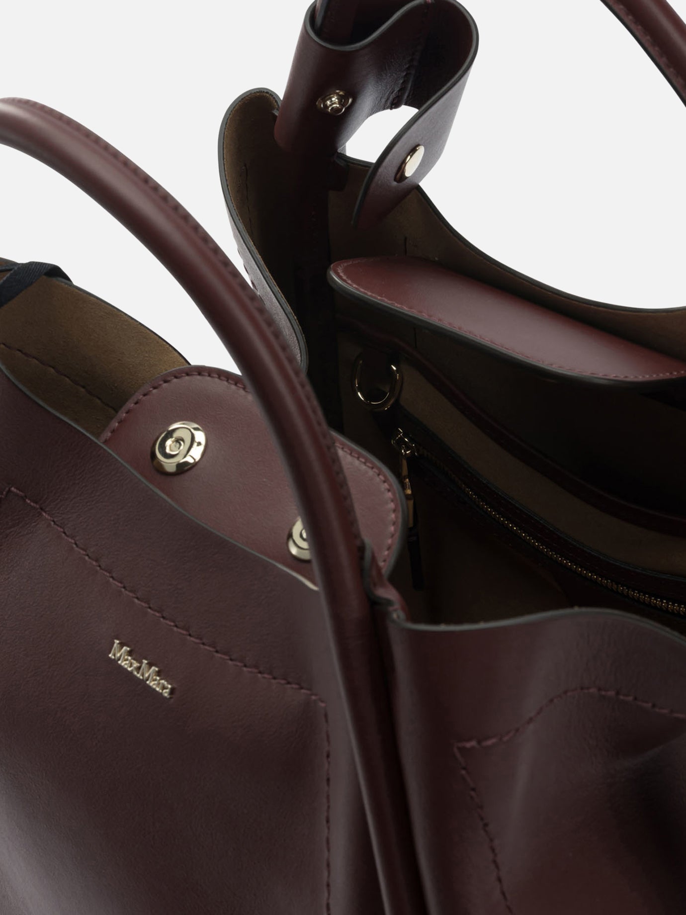Borse medie 100% cow leather  Bordeaux - Max Mara Donna | PDP | VIETTI Online Store | Zoom-Modal_5
