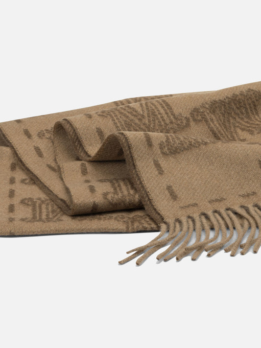 Fringed scarves 100% cashmere  Brown - Max Mara Women | PDP | VIETTI Online Store | 2
