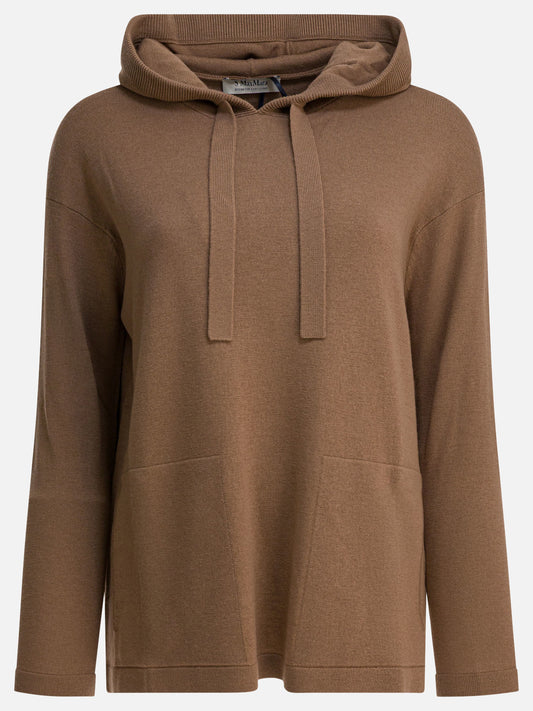 Hoodies Solid colour  Brown - Max Mara S Women | VIETTI Online Store 
