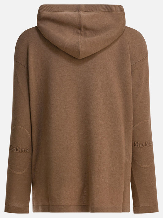 Hoodies Solid colour  Brown - Max Mara S Women | VIETTI Online Store | 2
