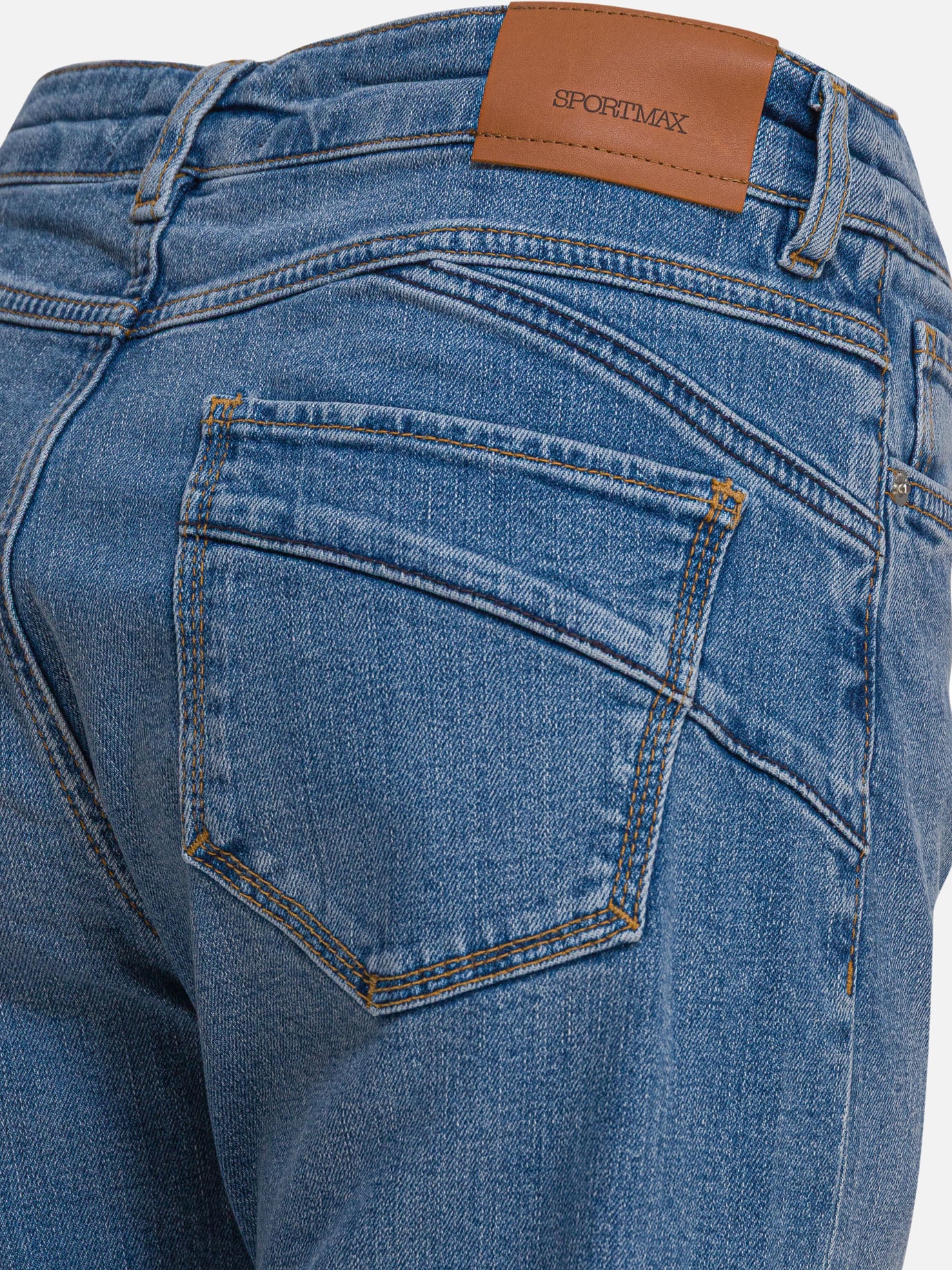 Straight-leg jeans Solid colour  Blue - Max Mara Sportmax Women | PDP | VIETTI Online Store | Zoom-Modal_4
