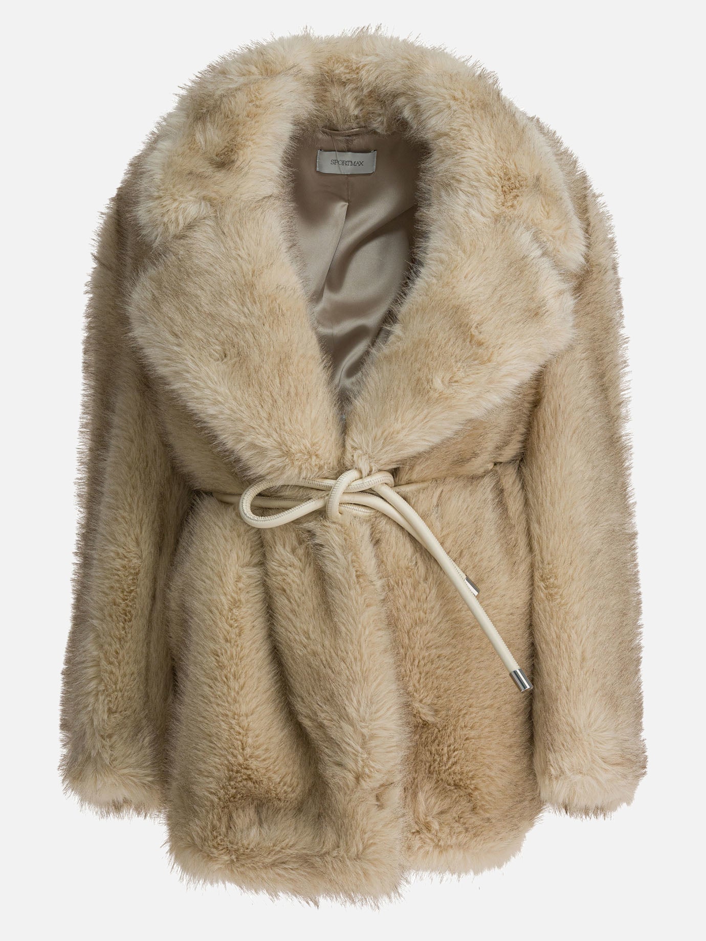 Short coats Solid colour  Beige - Max Mara Sportmax Women | PDP | VIETTI Online Store | Zoom-Modal
