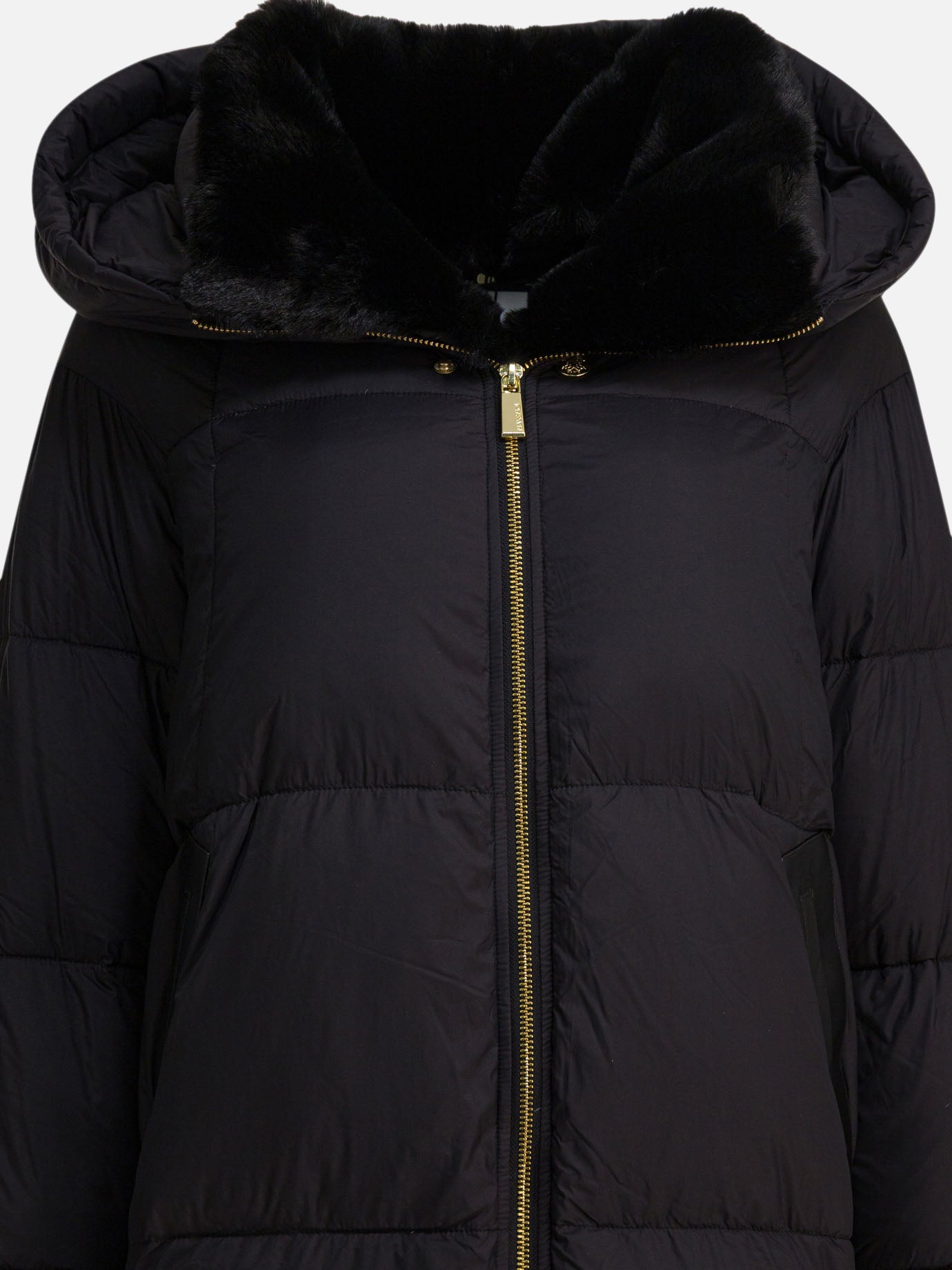 Piumini lunghi Solid colour  Nero - Max&amp;Moi Donna | PDP | VIETTI Online Store | thumbnail_3