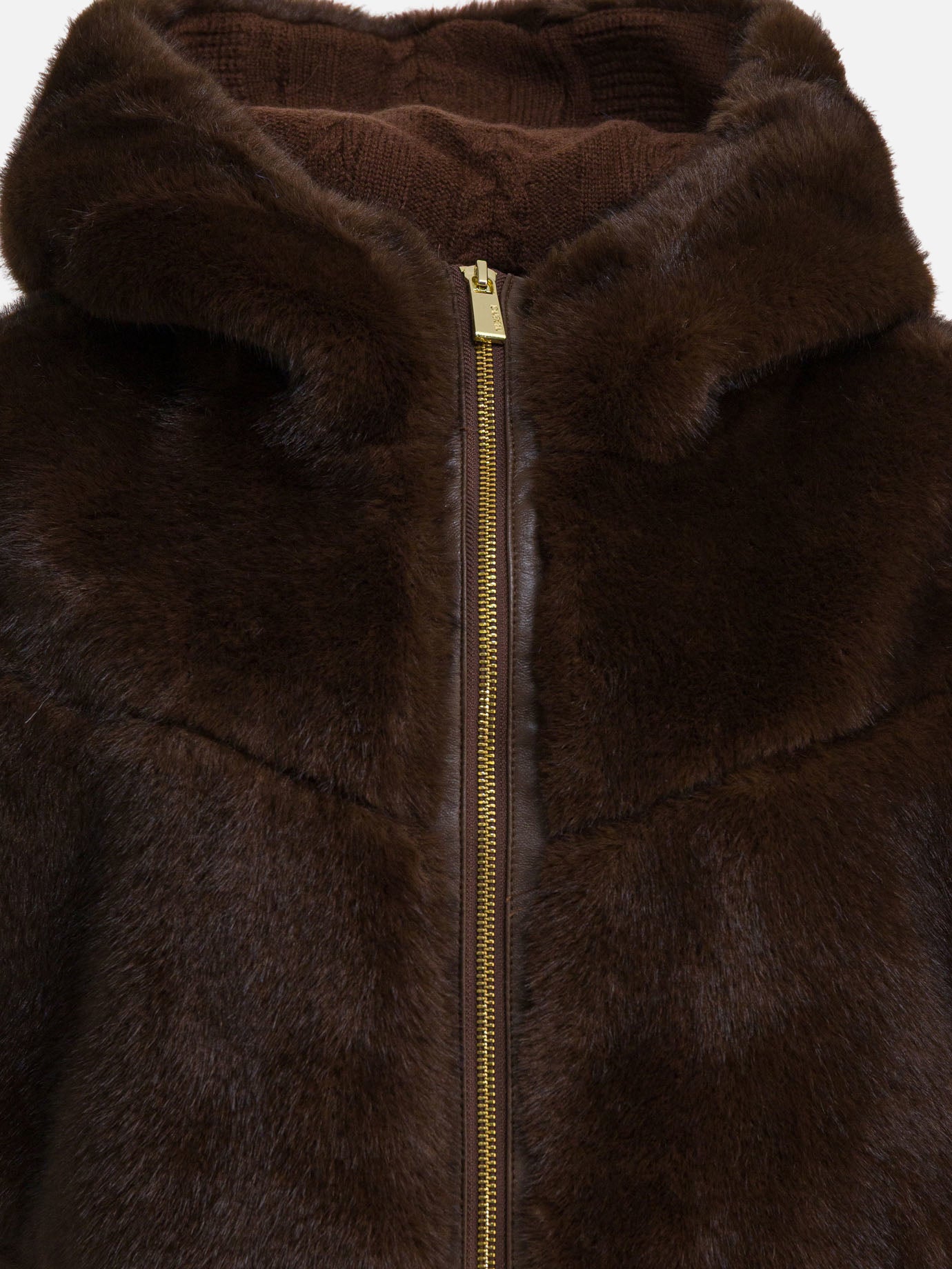Giacche smanicate Solid colour  Marrone - Max&amp;Moi Donna | PDP | VIETTI Online Store | thumbnail_3