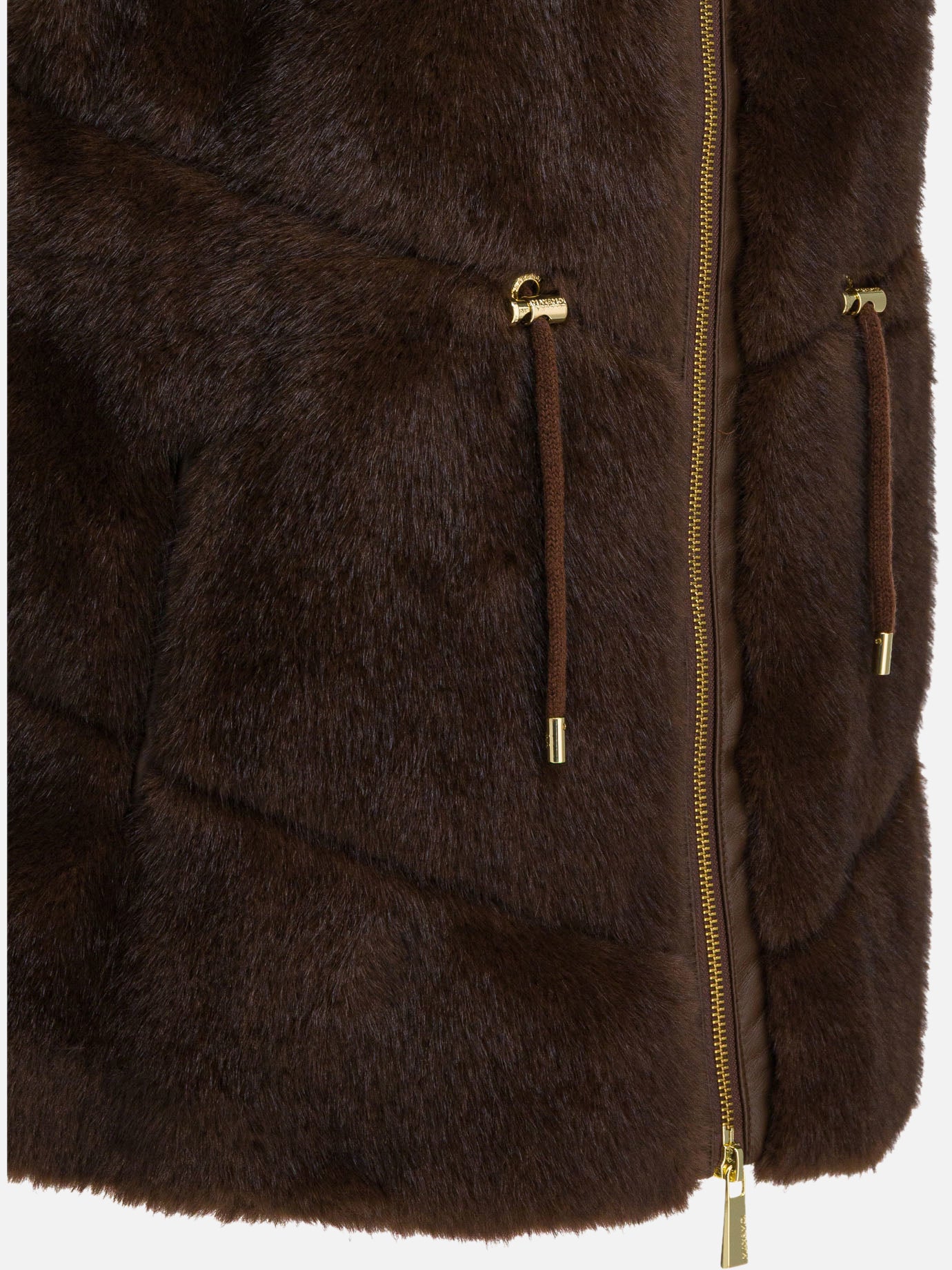 Giacche smanicate Solid colour  Marrone - Max&amp;Moi Donna | PDP | VIETTI Online Store | thumbnail_4