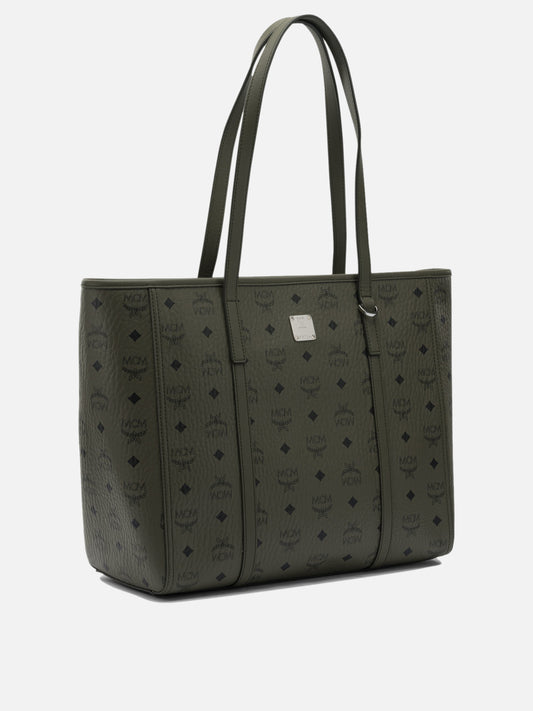 Borse grandi 63% polyurethane 20% polyester 17% cotton  Verde - Mcm Donna | VIETTI Online Store | 2
