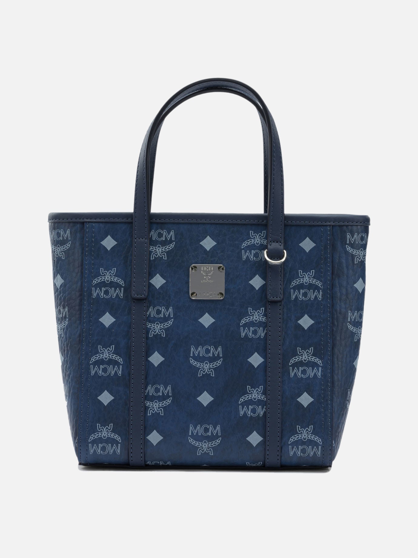 Mini bags 63% polyurethane 20% polyester 17% cotton  Blue - Mcm Women | PDP | VIETTI Online Store | Zoom-Modal
