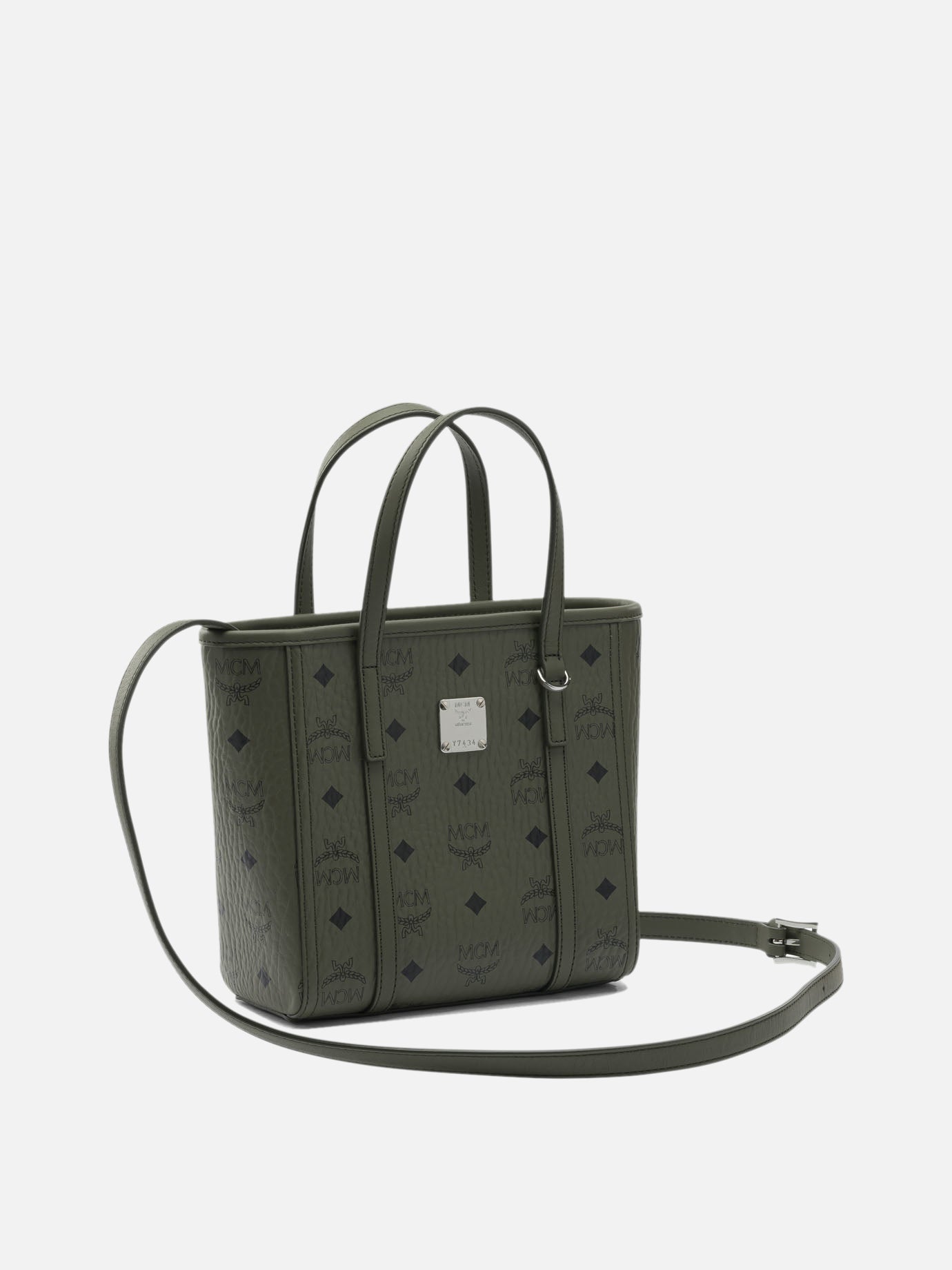 Borse mini 63% polyurethane 20% polyester 17% cotton  Verde - Mcm Donna | PDP | VIETTI Online Store | Zoom-Modal_2
