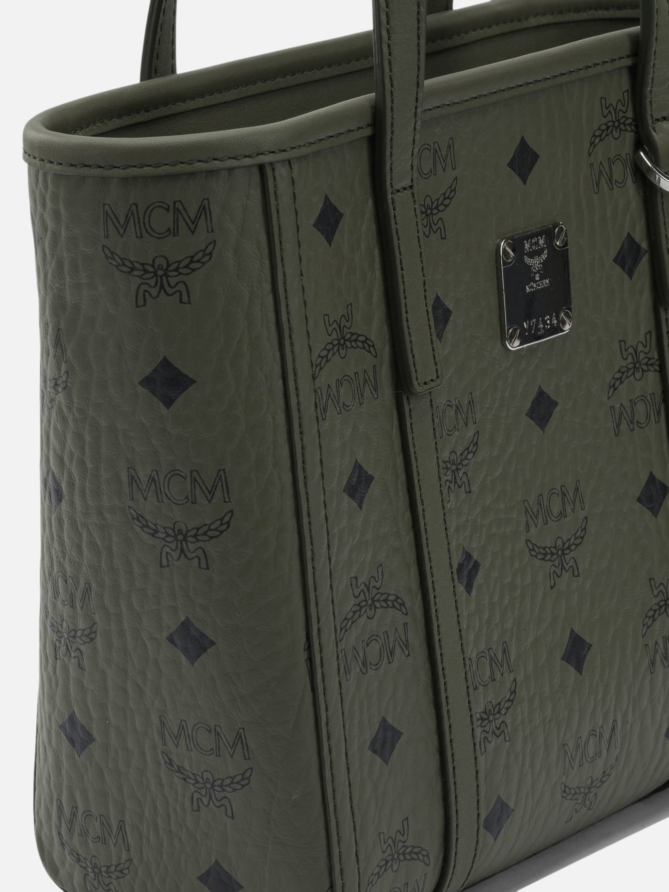 Borse mini 63% polyurethane 20% polyester 17% cotton  Verde - Mcm Donna | PDP | VIETTI Online Store | thumbnail_4