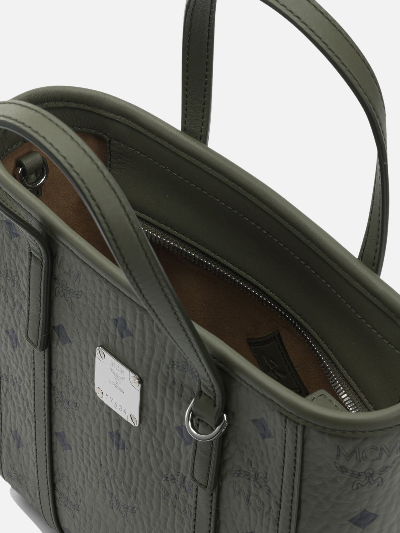 Borse mini 63% polyurethane 20% polyester 17% cotton  Verde - Mcm Donna | PDP | VIETTI Online Store | thumbnail_5