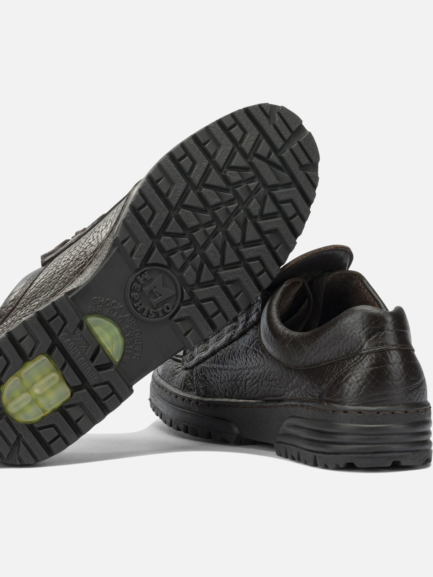 Low top sneakers 100% leather - 100% fabric - 100% rubber  Brown - Mephisto Men | PDP | VIETTI Online Store | Zoom-Modal_5
