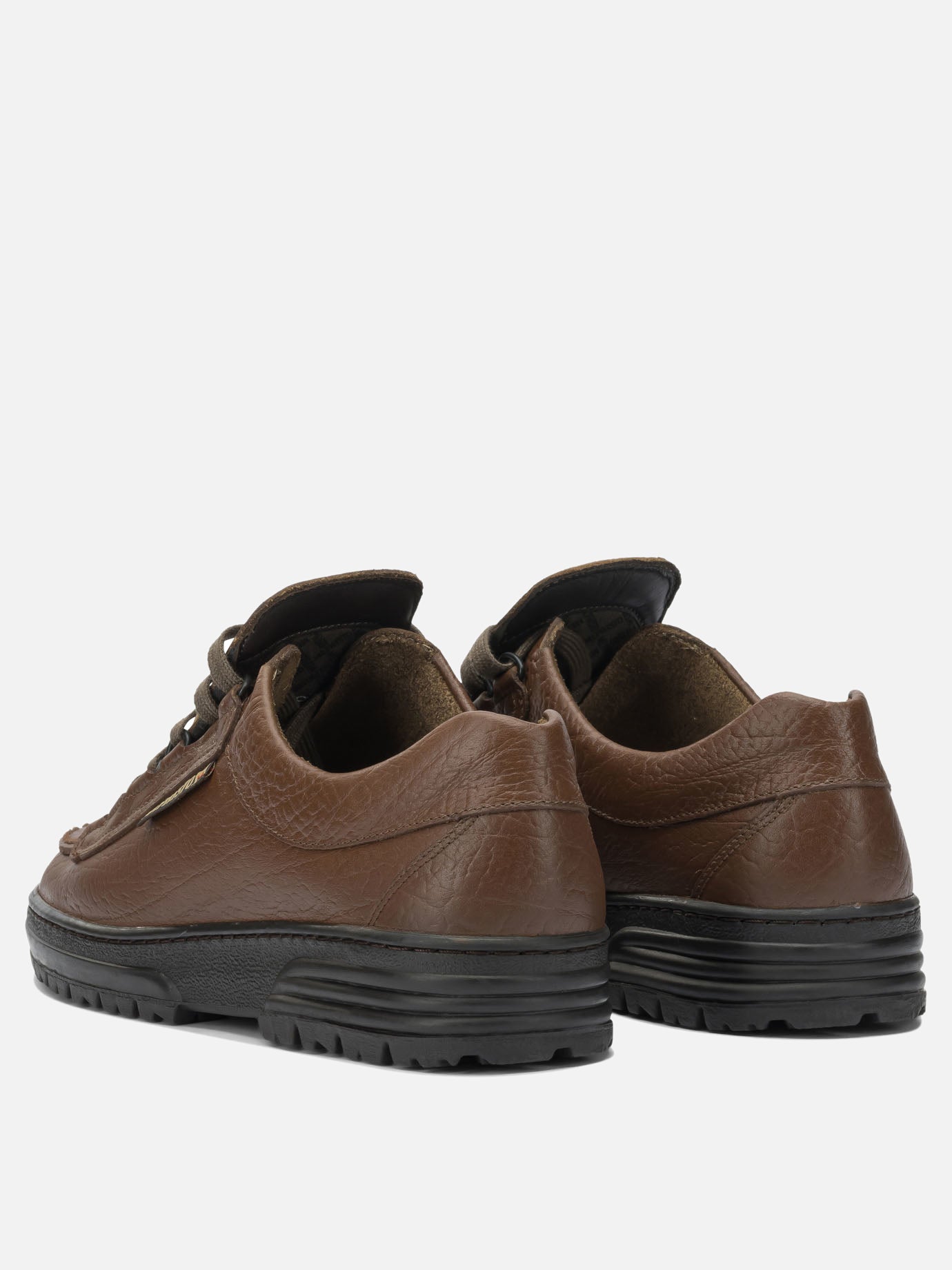 Low top sneakers 100% leather - 100% fabric - 100% rubber  Brown - Mephisto Men | PDP | VIETTI Online Store | thumbnail_4