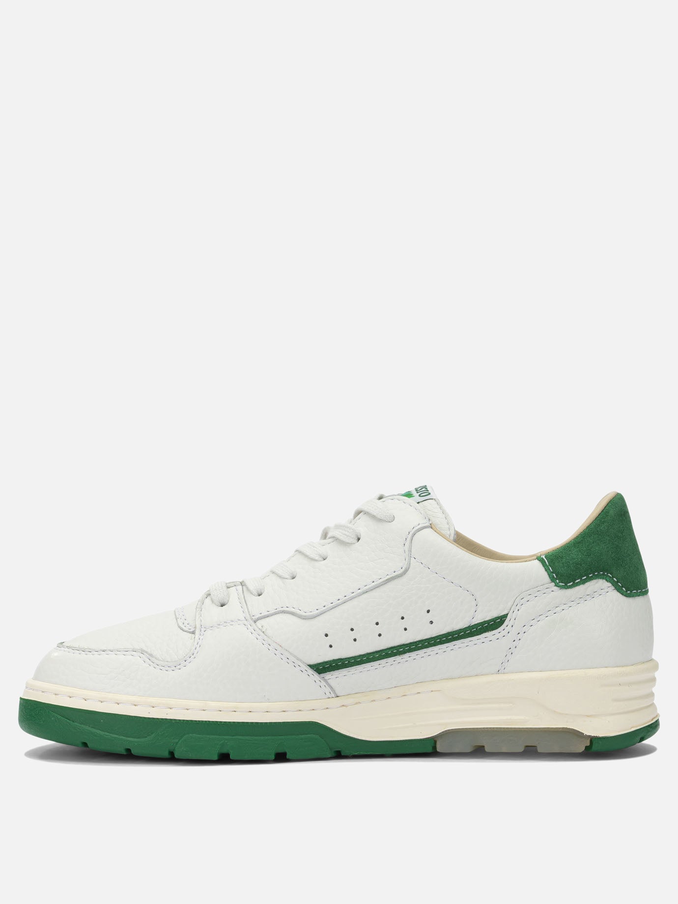 Low top sneakers 100% leather  White - Mephisto Men | PDP | VIETTI Online Store | thumbnail_3