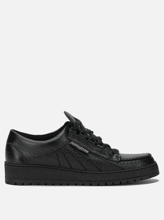 Low top sneakers 100% leather - 100% rubber  Black - Mephisto Men | PLP | VIETTI Online Store 
