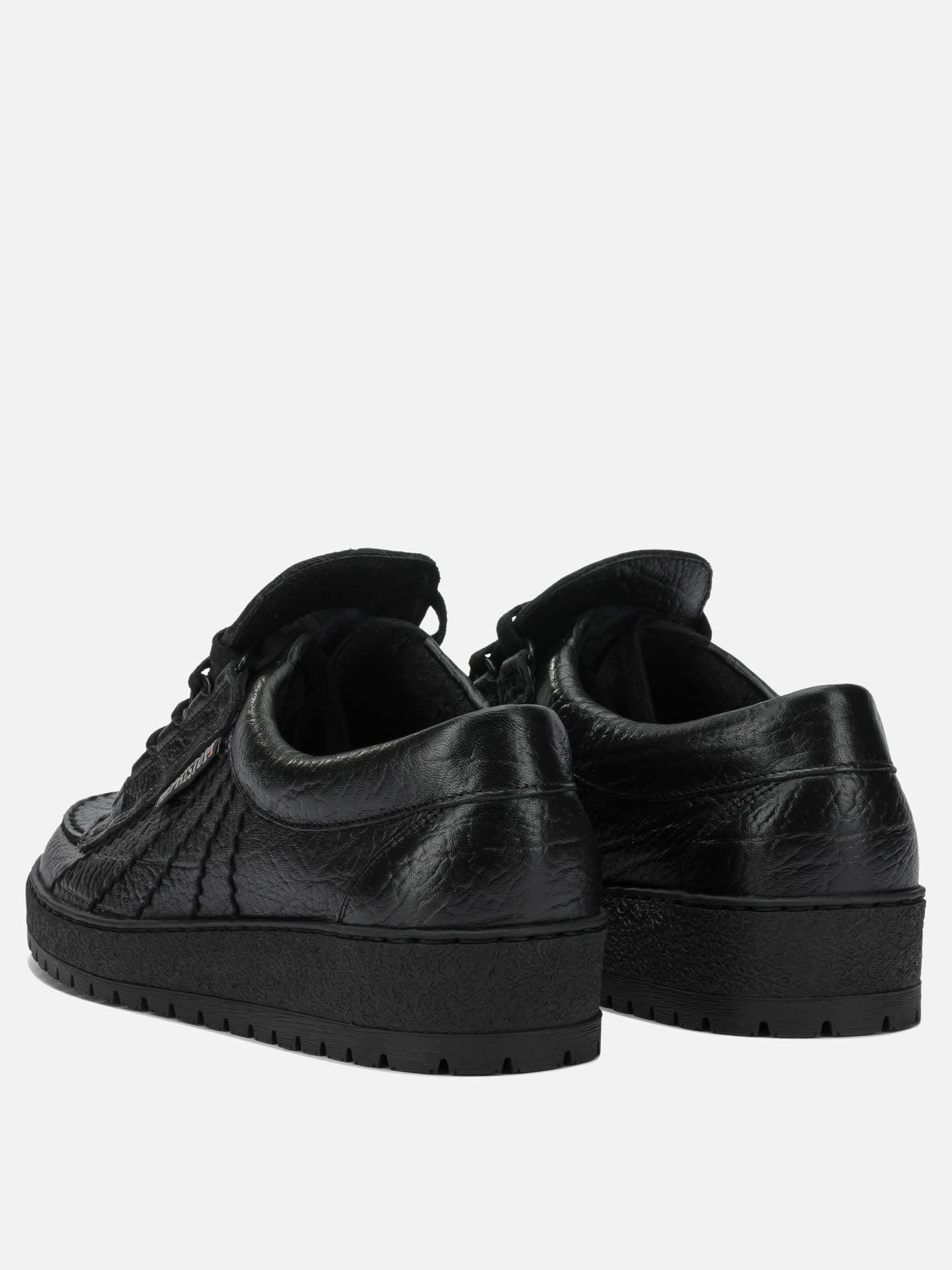 Low top sneakers 100% leather - 100% rubber  Black - Mephisto Men | PDP | VIETTI Online Store | thumbnail_4