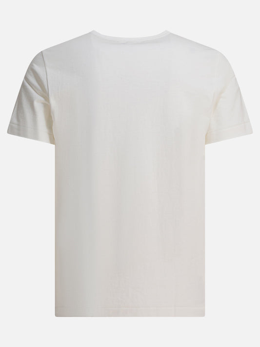 T-shirt girocollo Solid colour  Bianco - Merz b. Schwanen Uomo | PLP | VIETTI Online Store | 2
