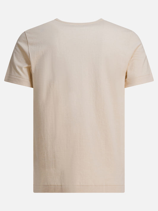 T-shirt girocollo Solid colour  Beige - Merz b. Schwanen Uomo | PLP | VIETTI Online Store | 2
