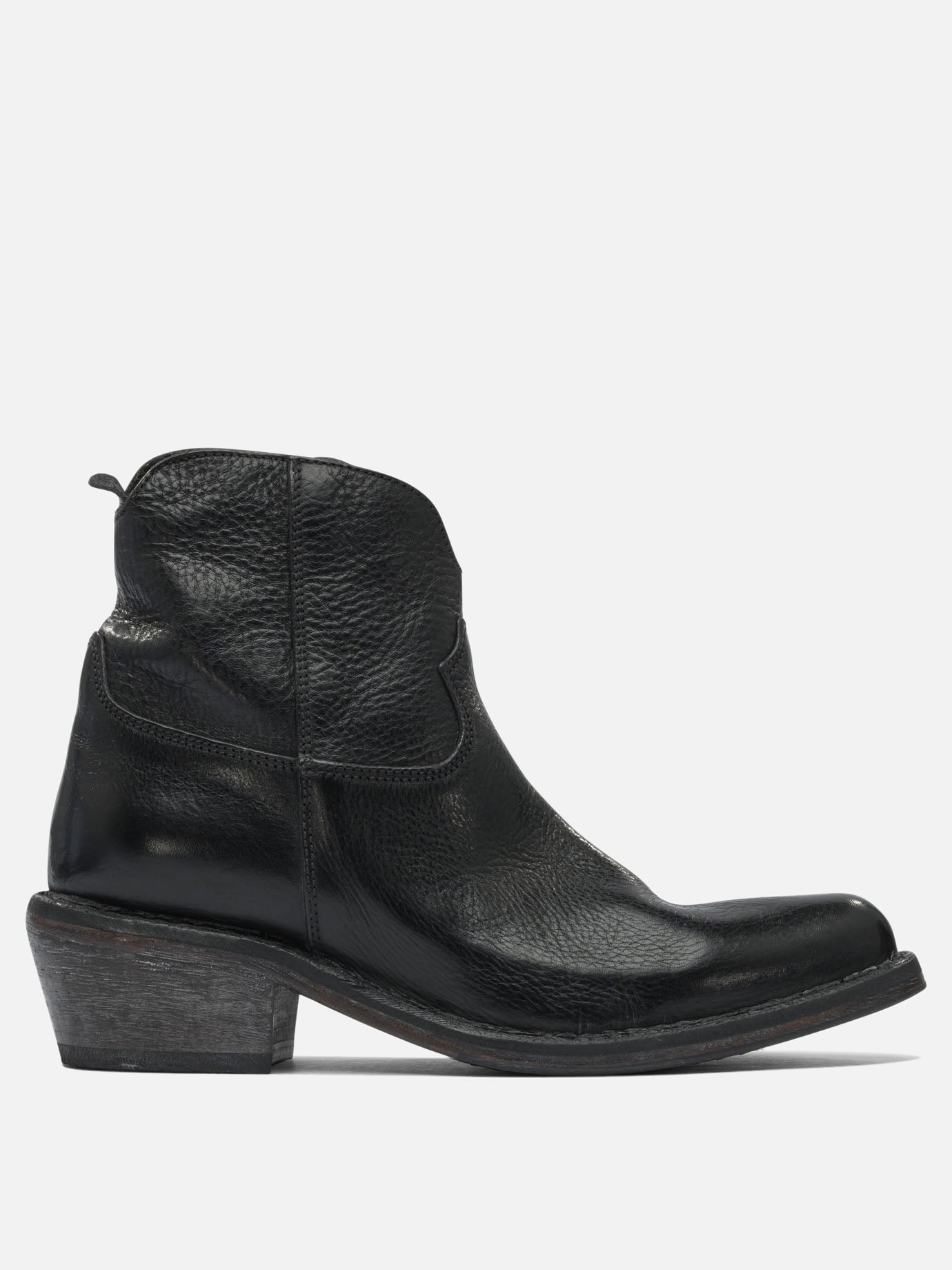 Cowboy 100% leather - 80% rubber 20% leather  Black - Moma Women | PDP | VIETTI Online Store | Zoom-Modal
